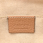 Pebbled Calfskin Small Soho Disco Bag Camelia