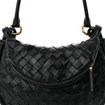 Nappa Intrecciato Small Gemelli Black