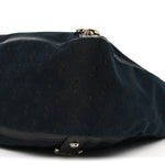 Monogram Large Abbey Tote Navy Black