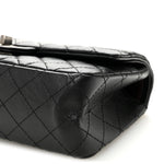 Aged Calfskin Quilted 2.55 Reissue 225 Flap Black