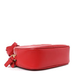 Calfskin Gancini Camera Crossbody Bag Red
