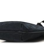 Monogram Flat Messenger Bag Black