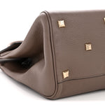 Calfskin Large Studio Bag Caraway Seed