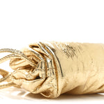 Metallic Crinkled Lambskin The Coin Purse Oro