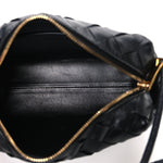 Nappa Intrecciato Mini Loop Camera Bag Black