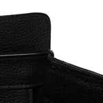 Drummed Calfskin Mini Luggage Black