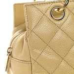 Caviar Quilted Petit Timeless Tote PTT Beige
