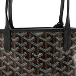 Goyardine Reversible Mini Anjou Black