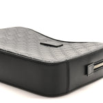 Guccissima Zip Pouch Wristlet Black