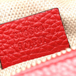 Pebbled Calfskin Small Soho Disco Bag Tabasco Red
