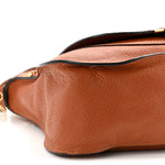 Calfskin Braided Medium Marcie Double Carry Tan