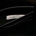 Nappa Intrecciato Long Andiamo Top Handle Clutch Black