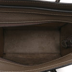 Drummed Calfskin Nano Luggage Souris