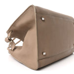 Matte Grained Calfskin Soft Margaux 15 Dark Taupe
