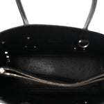 Grained Calfskin Small Sac De Jour Black