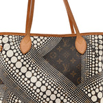 Monogram Kusama Waves Neverfull MM White