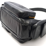 Nappa Multi Pocket Hobo Black