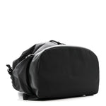 Nylon Grained Calfskin Watson Diaper Bag Black
