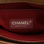 Glazed Caviar Quilted Small Shiva Tote Beige