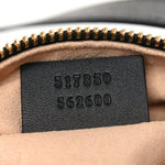 Suede Patent Web Mini Ophidia Shoulder Bag Hibiscus Red Black