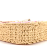 Yarn Raffia Effect Crochet Striped Re-Edition 2005 Shoulder Bag Naturale Petalo