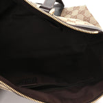 Monogram Medium Abbey Tote Dark Brown