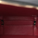 Caviar Quilted CC North South Filigree Vanity Case Black