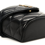 Lambskin Matelasse Monogram June Chain Belt Bag