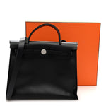 Toile H Berline Vache Hunter Herbag Zip PM 31 Black Ecru