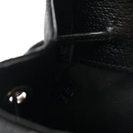 Monogram Jumbo GG Textured Dollar Calfskin Web Double Buckle Backpack Black