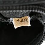 Nylon Small Flat Messenger Bag Black