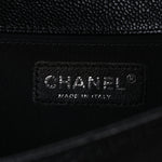 Caviar Quilted Medium Boy Flap Black