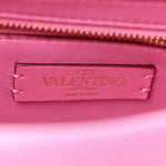 Nappa Medium Roman Stud Shoulder Bag Feminine Pink