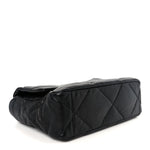 Goatskin Quilted Large Chanel 19 Flap Black
