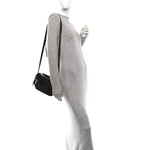 Pebbled Calfskin Small Soho Disco Bag Black