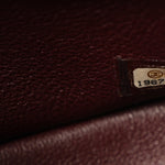 Lambskin Quilted Jumbo Double Flap Black