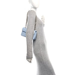 Lambskin Matelasse Small GG Marmont Shoulder Bag Porcelain Light Blue
