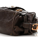 Calfskin Paddington Front Pocket Tote Chocolate