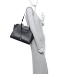 Vitello Dolce Shiny Nappa Petite 3Jours Tote Black