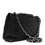 Caviar Quilted Jumbo Single Flap Black