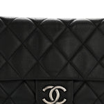 Caviar Quilted Coco Casual Flap Black