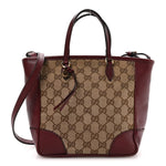 Monogram Small Bree Tote Red