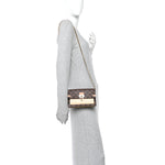 Damier Ebene Vavin Chain Wallet Creme