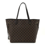 Damier Ebene Neo Neverfull MM Rose Ballerine