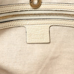 Pebbled Calfskin Medium Bella Tote Off White