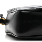 Calfskin Matelasse Monogram Lou Camera Bag Black