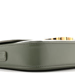 Shiny Calfskin Triomphe Shoulder Bag Celadon