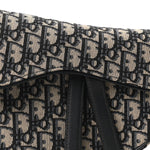 Oblique Saddle Bag Blue