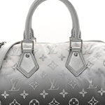 Nylon Monogram Gradient LV Snow Speedy Bandouliere 25 Frost