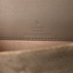 GG Supreme Monogram Super Mini Dionysus Shoulder Bag Taupe